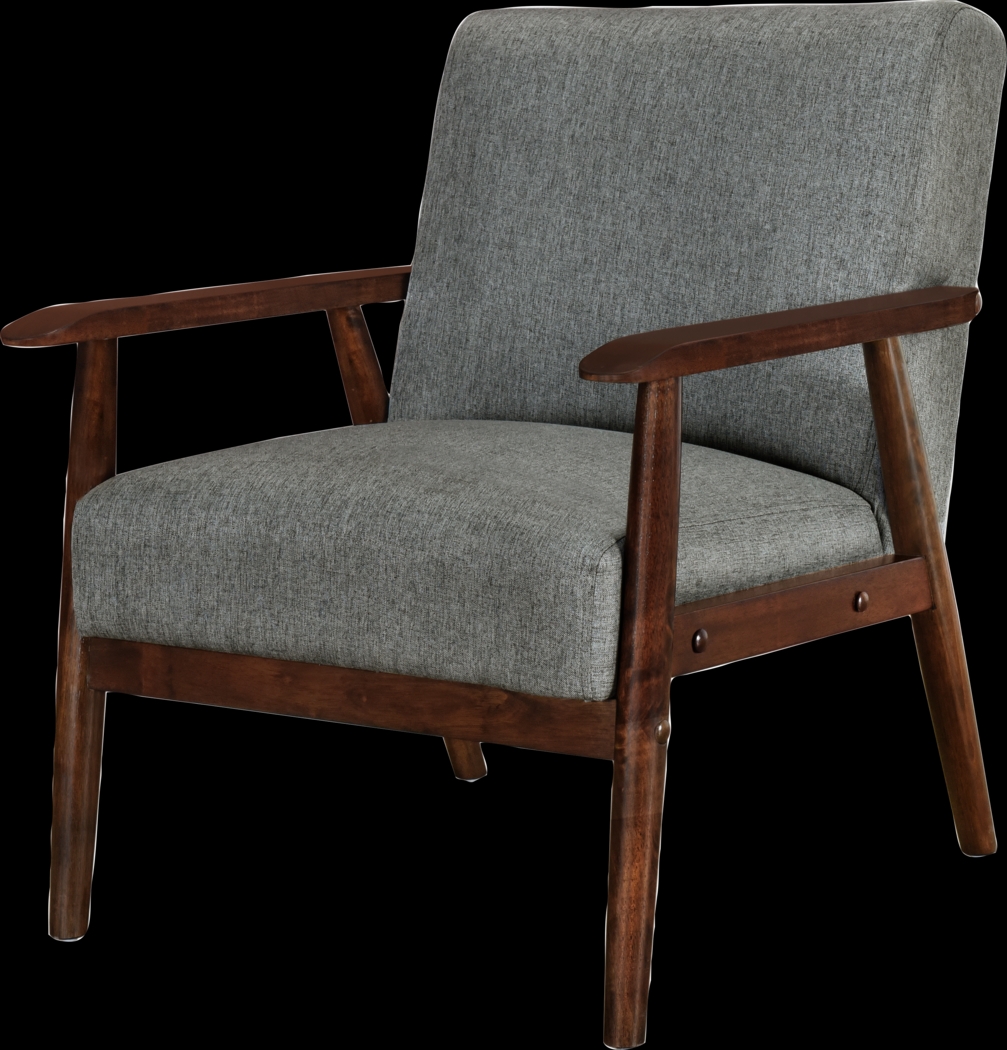 Donvick Gray Accent Chair - Thumbnail - Image 4