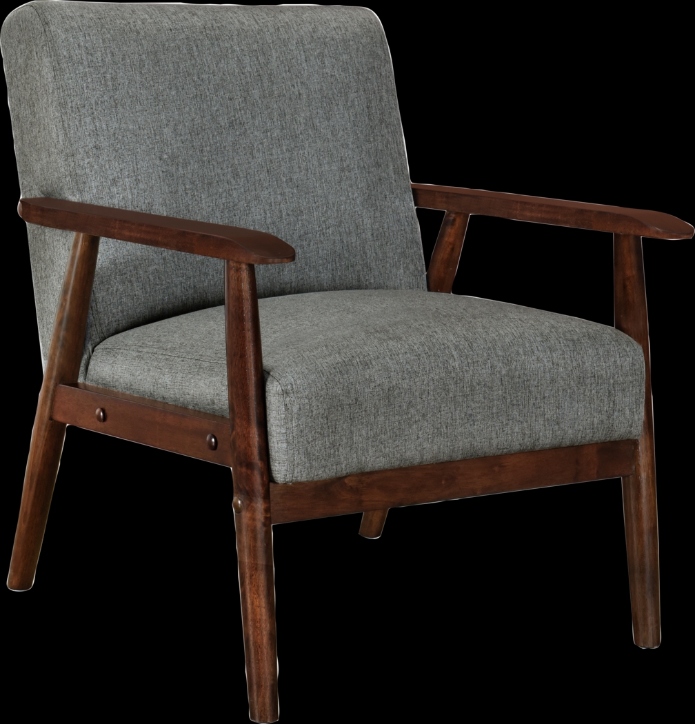 Donvick Gray Accent Chair - Thumbnail - Image 1