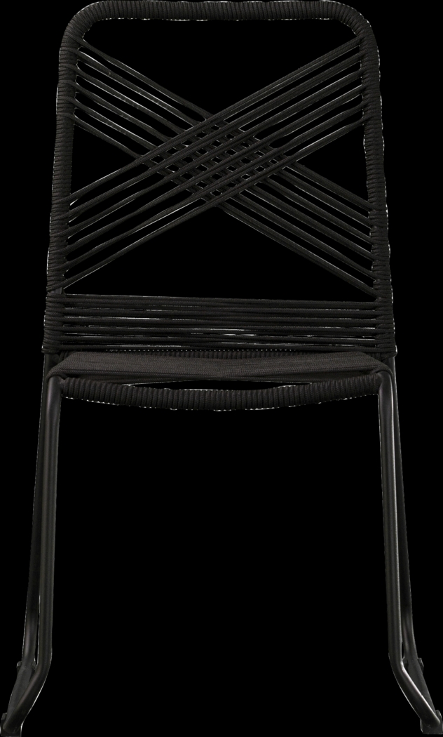 Donwood Black Outdoor Accent Chair, Set of 2 - Thumbnail - Image 6