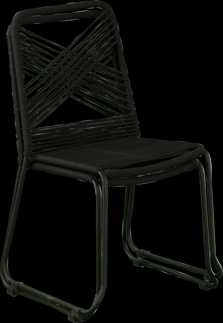 Donwood Black Outdoor Accent Chair, Set of 2 - Thumbnail - Image 7