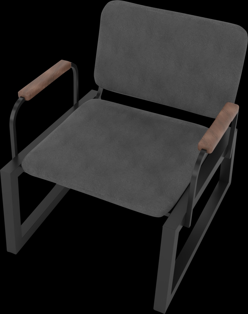 Doolan Black Accent Chair - Thumbnail - Image 4