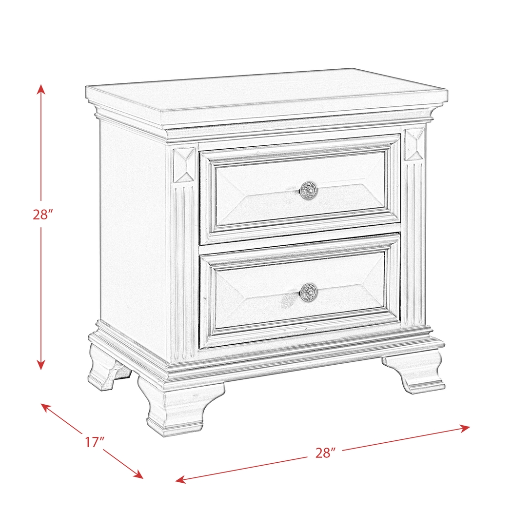 Dooryard Gray Nightstand - Thumbnail - Image 3
