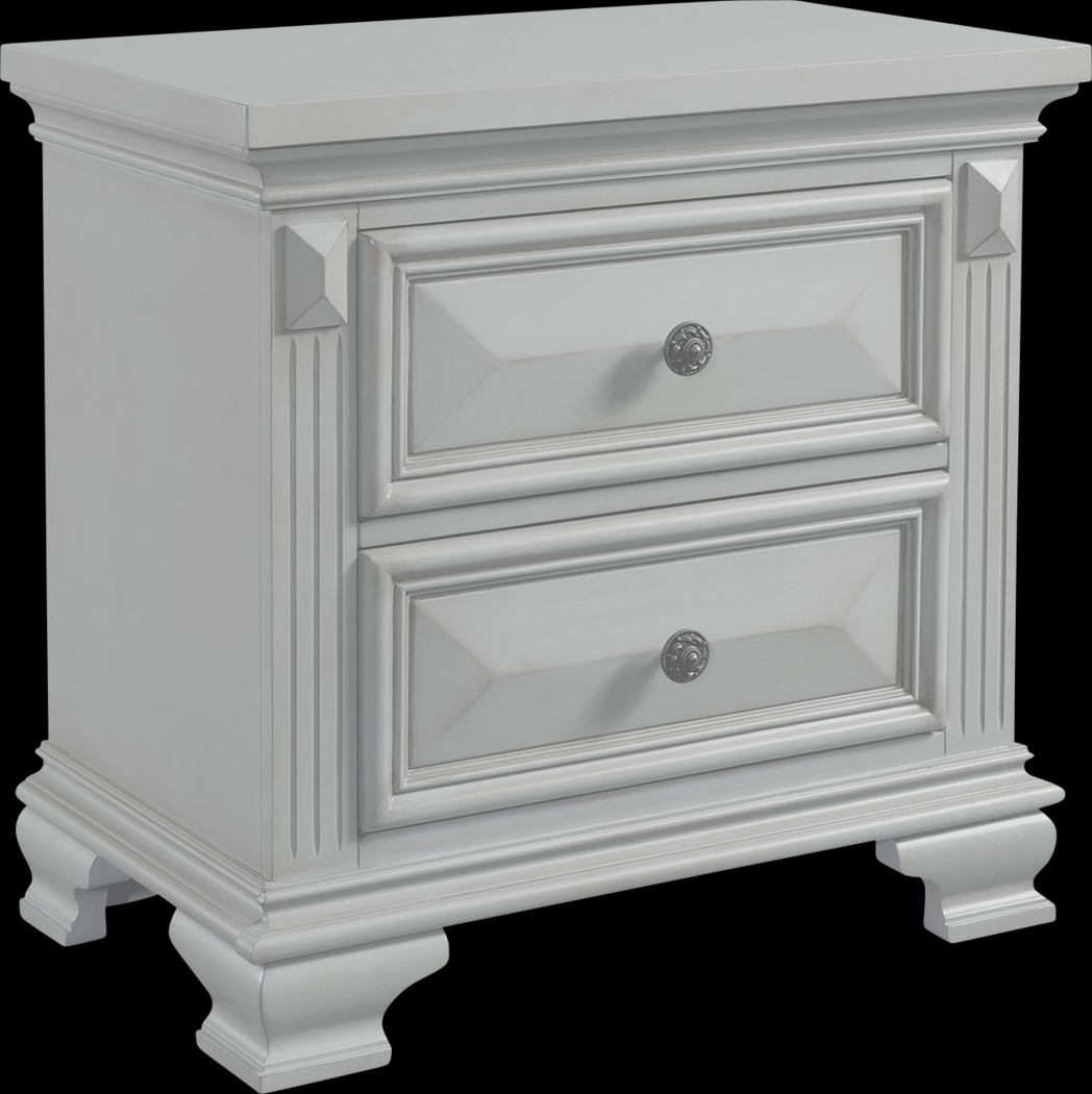 Dooryard Gray Nightstand - Thumbnail - Image 1
