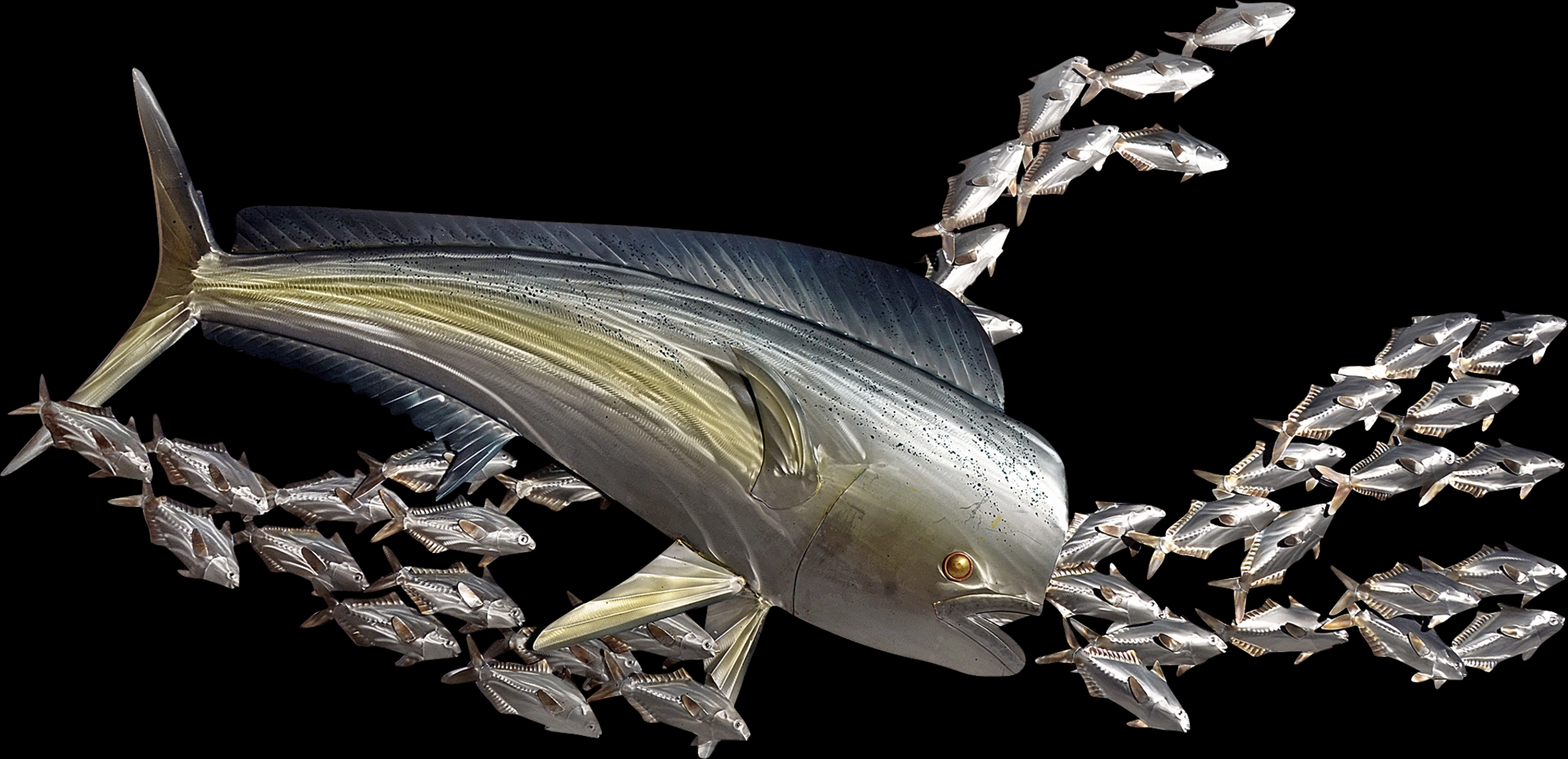 Dorado Bay Silver Outdoor Artwork - Thumbnail - Image 1