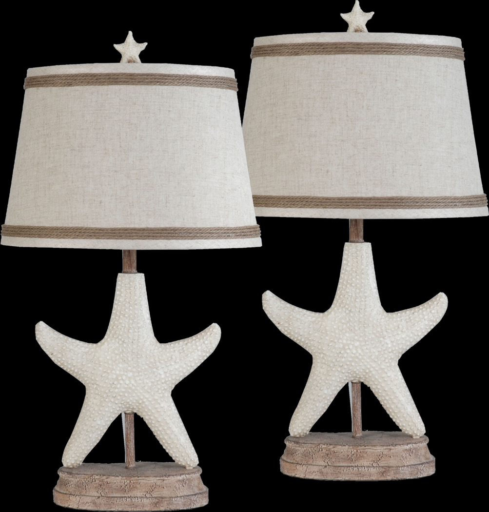 Doral Bay White Table Lamps, Set of 2 - Thumbnail - Image 1