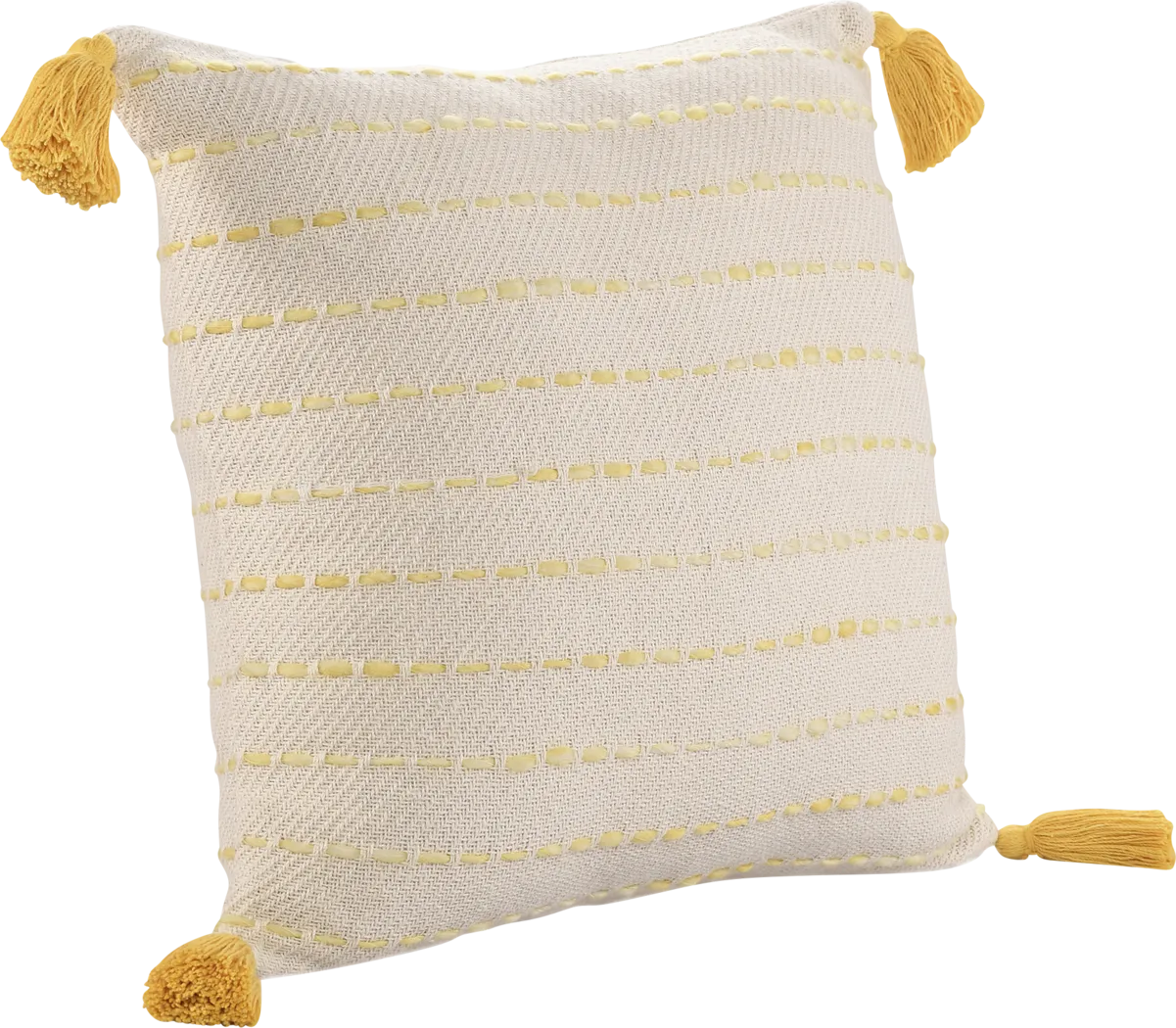 Dorath Yellow Pillow, Set of 2 - Thumbnail - Image 4