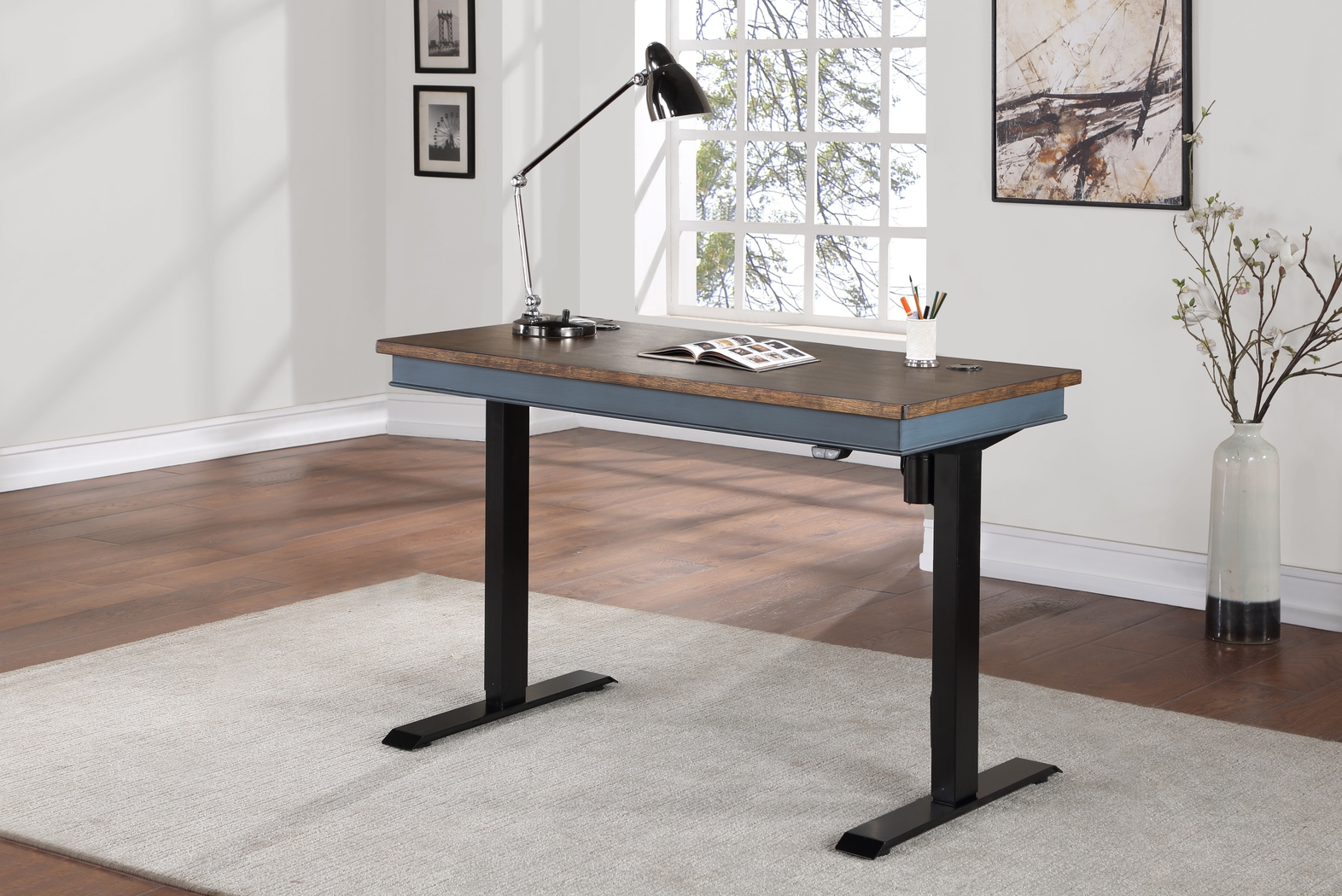 Dorcas Blue Desk - Thumbnail - Image 8