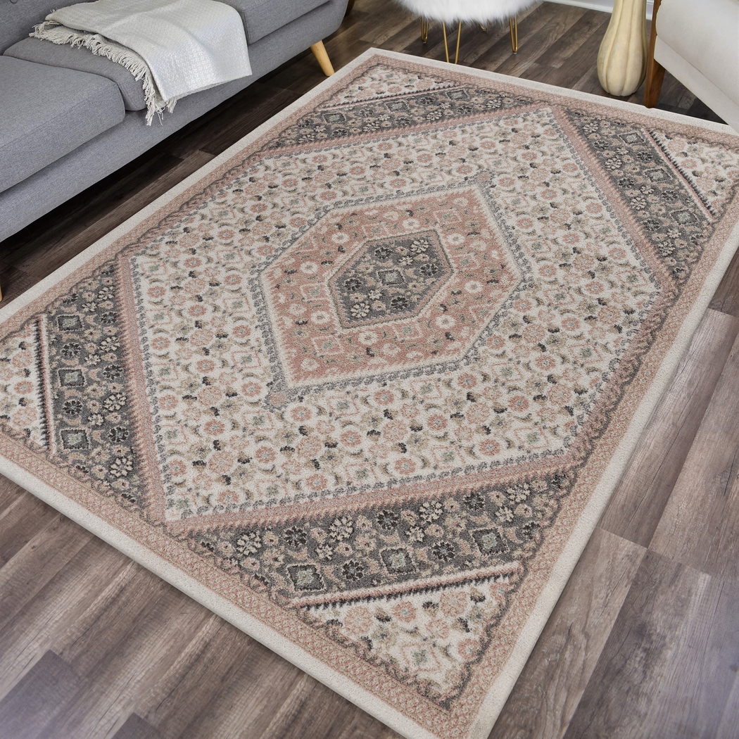 Dorelas Blush 5'2 x 7'2 Rug - Thumbnail - Image 2