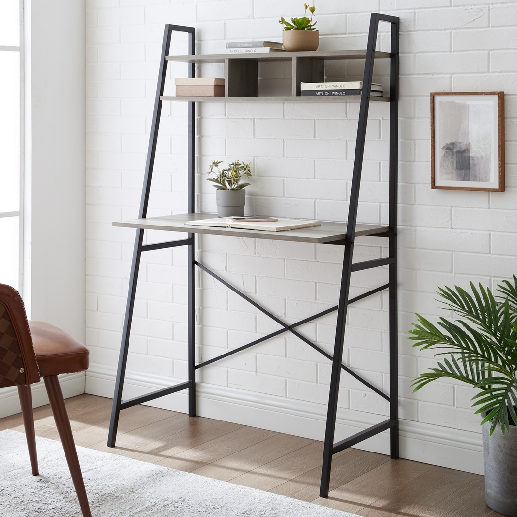 Dorella Gray Desk - Thumbnail - Image 4