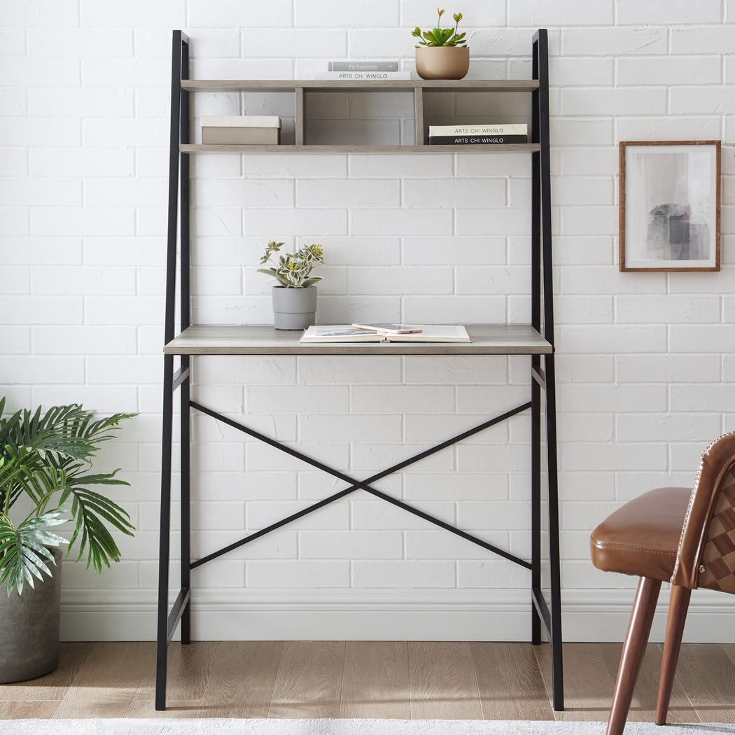 Dorella Gray Desk - Thumbnail - Image 5