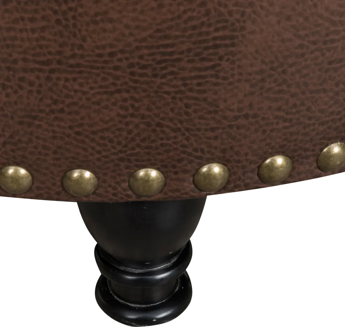 Doretta Brown Storage Ottoman - Thumbnail - Image 4