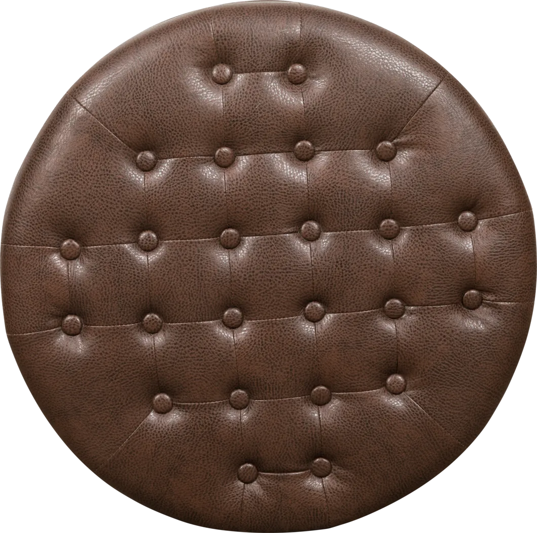 Doretta Brown Storage Ottoman - Thumbnail - Image 5