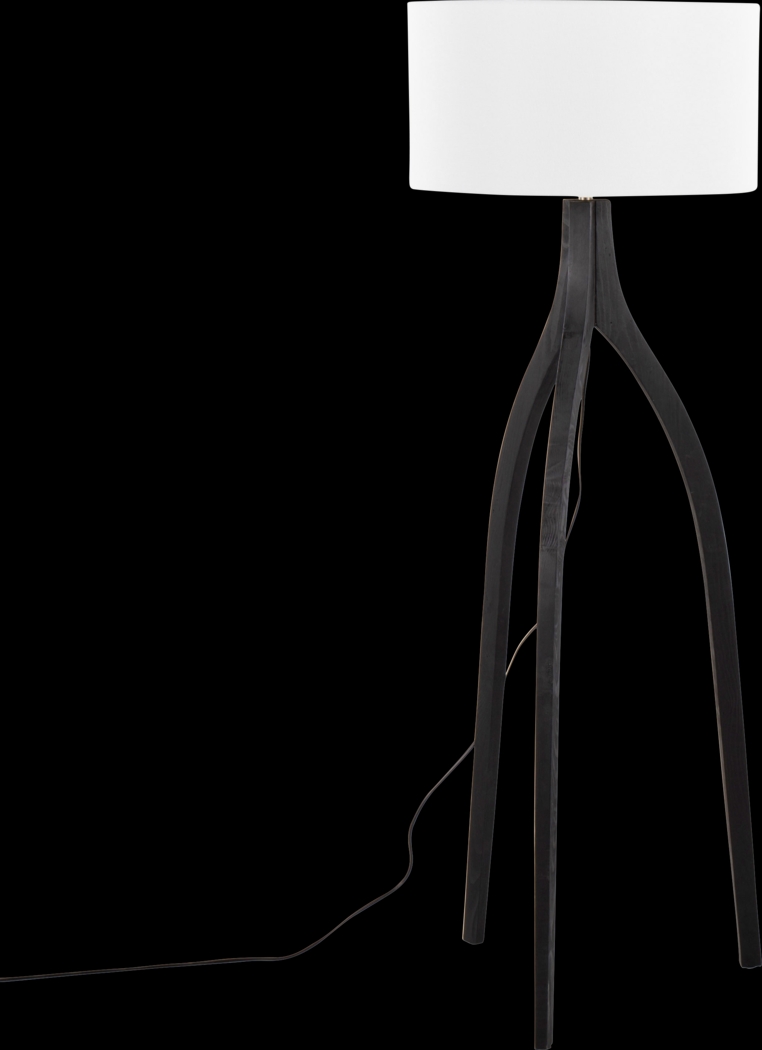 Dorino Black Floor Lamp - Thumbnail - Image 1