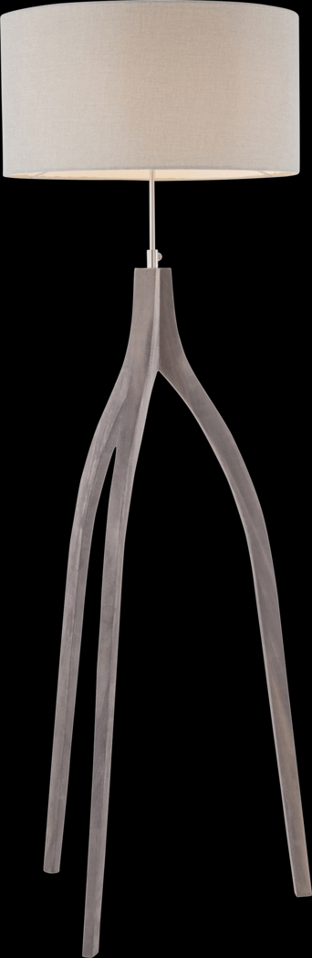 Dorino Gray Floor Lamp - Thumbnail - Image 2