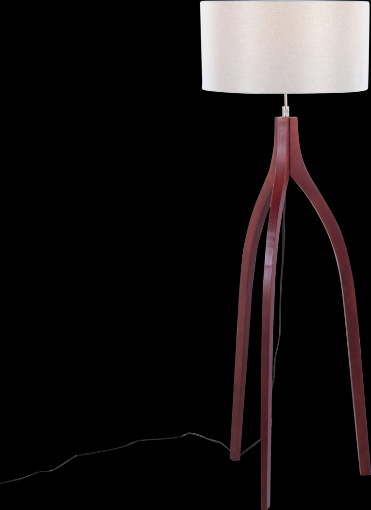 Dorino Walnut Floor Lamp - Thumbnail - Image 3