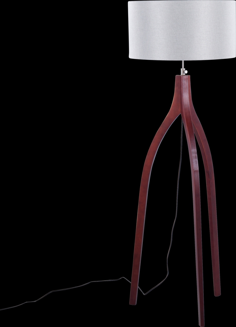 Dorino Walnut Floor Lamp - Thumbnail - Image 4