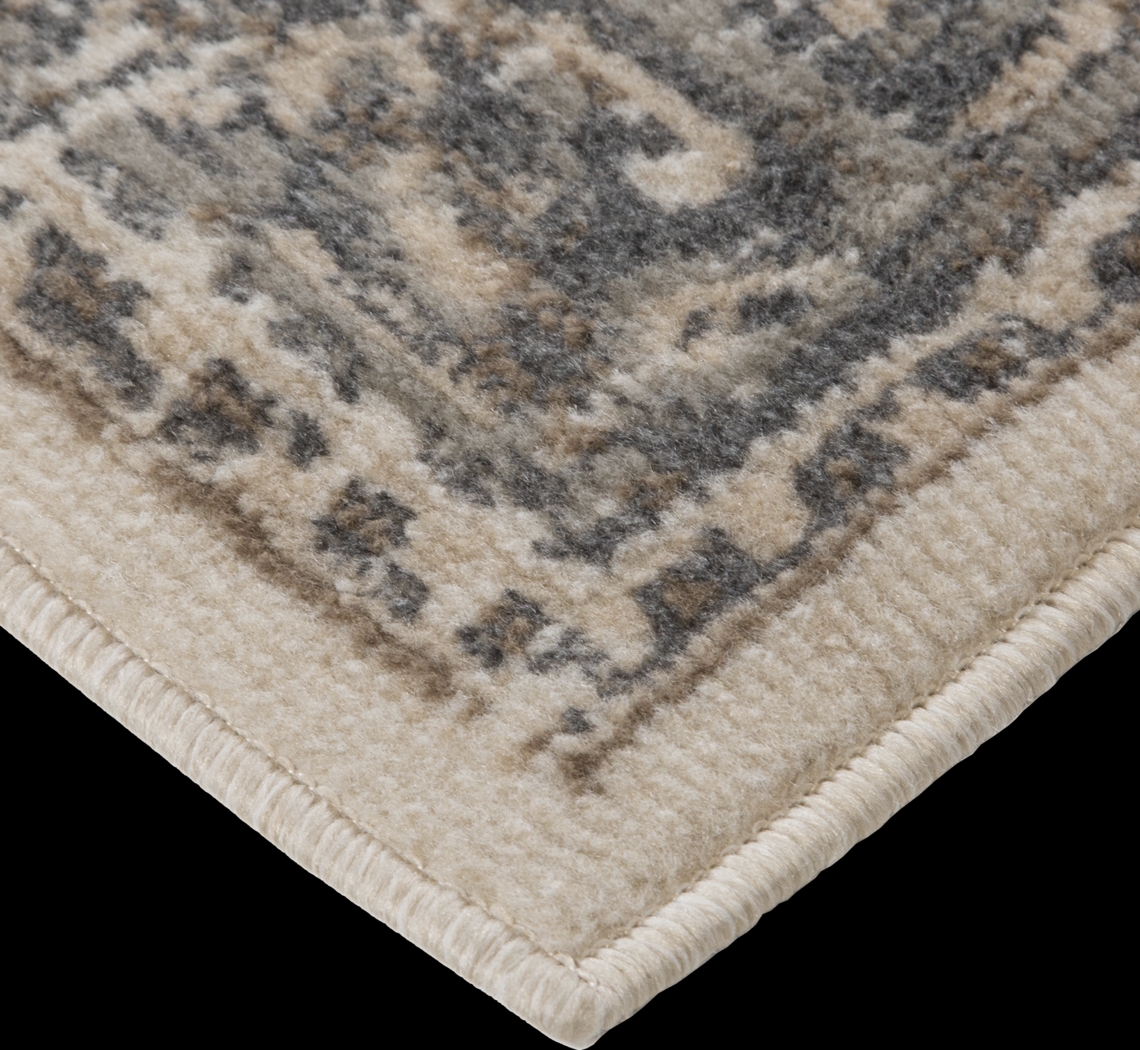 Dorlam Beige 6'7 x 9' Rug - Thumbnail - Image 5