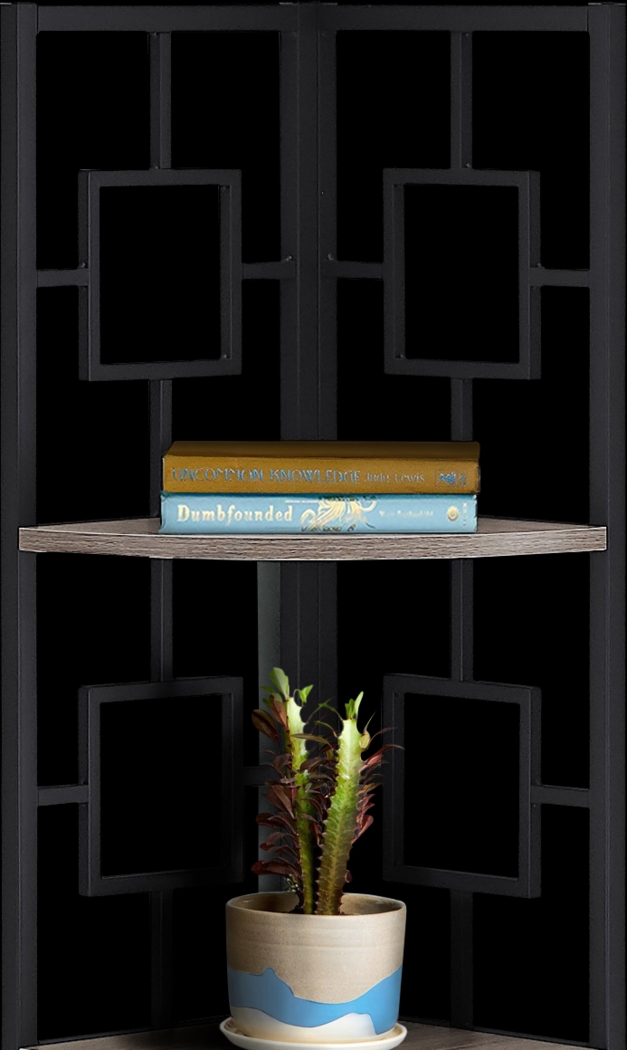 Dorminey Dark Taupe Bookcase - Thumbnail - Image 2