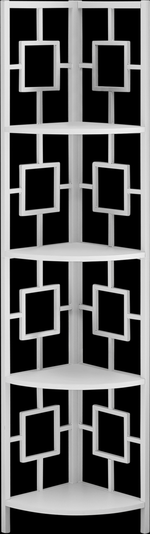 Dorminey White Bookcase - Thumbnail - Image 1