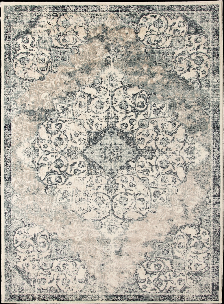 Dornet Blue 5'1 x 7'6 Rug - Thumbnail - Image 1