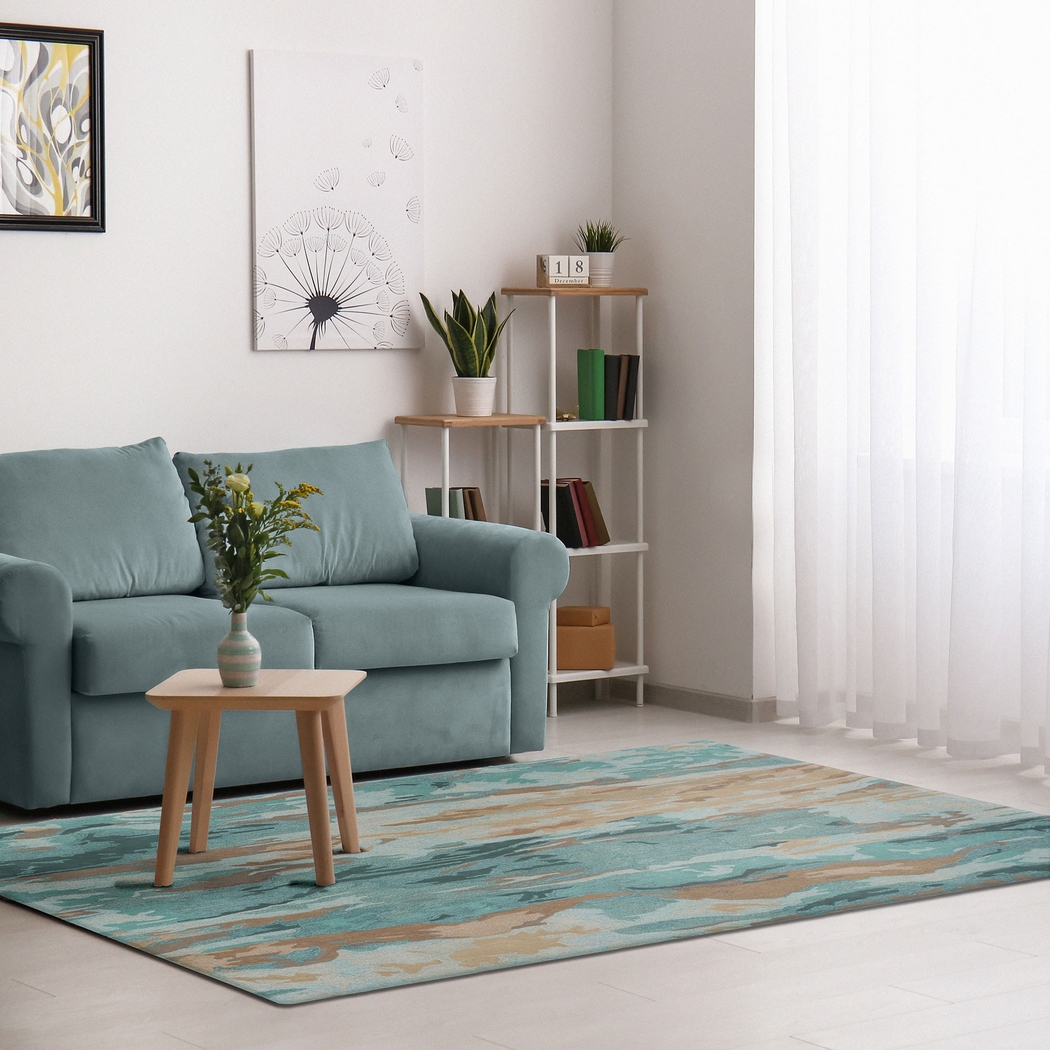 Dorra Blue 5 ' x 7'6 Rug - Thumbnail - Image 7