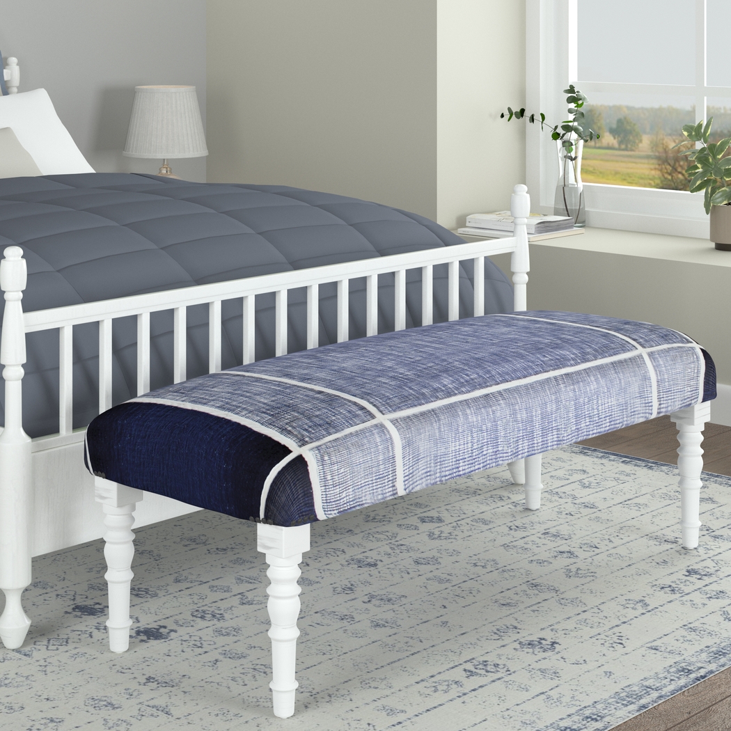 Dorric Navy Bench - Thumbnail - Image 2