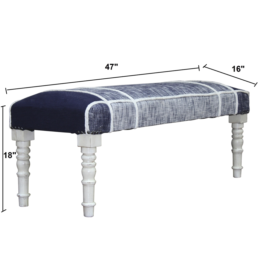 Dorric Navy Bench - Thumbnail - Image 8
