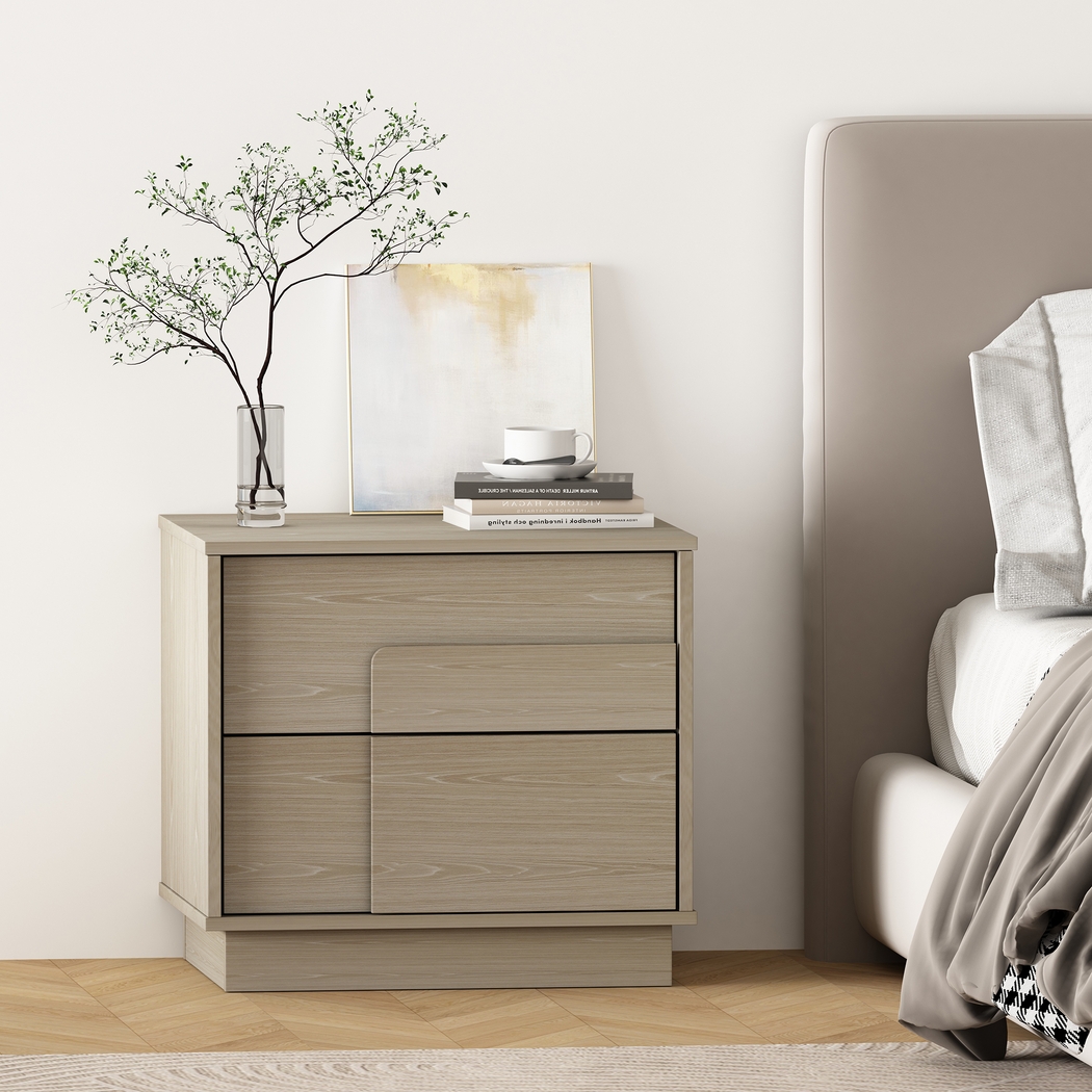 Dorriety Beige Nightstand - Thumbnail - Image 2