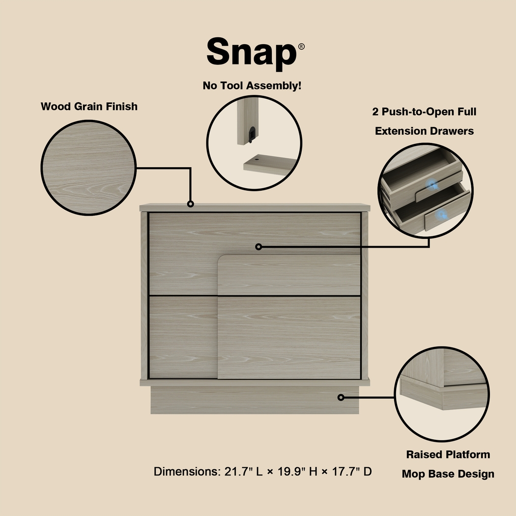 Dorriety Beige Nightstand - Thumbnail - Image 5