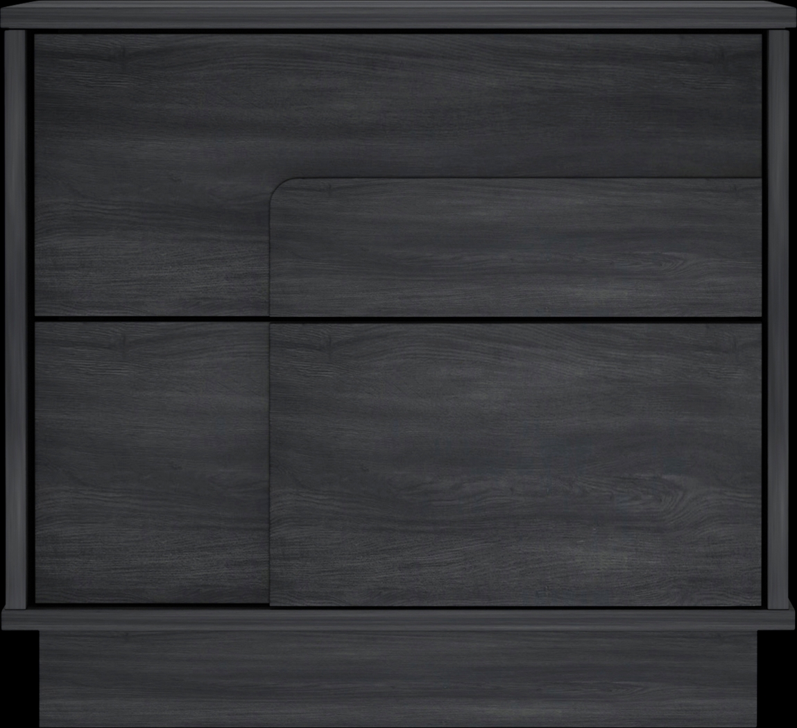 Dorriety Charcoal Gray Nightstand - Thumbnail - Image 3