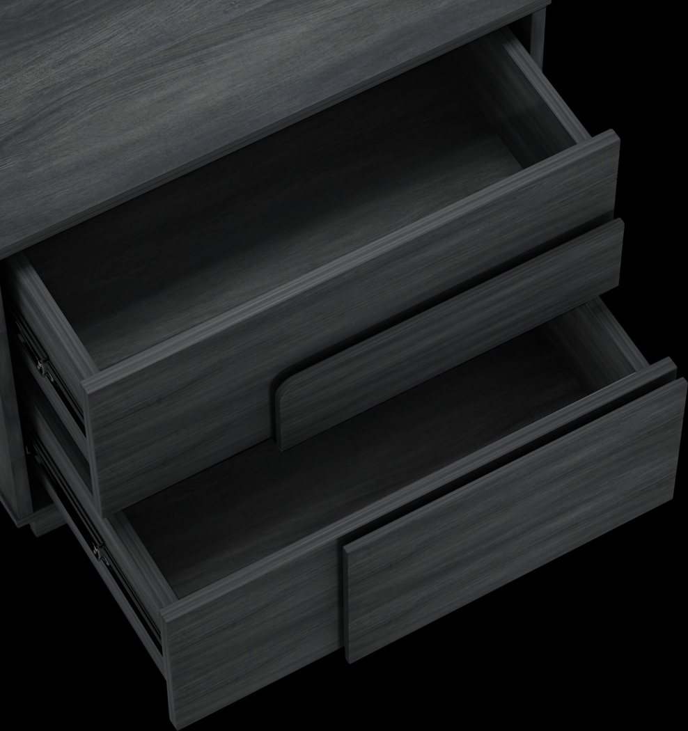 Dorriety Charcoal Gray Nightstand - Thumbnail - Image 6