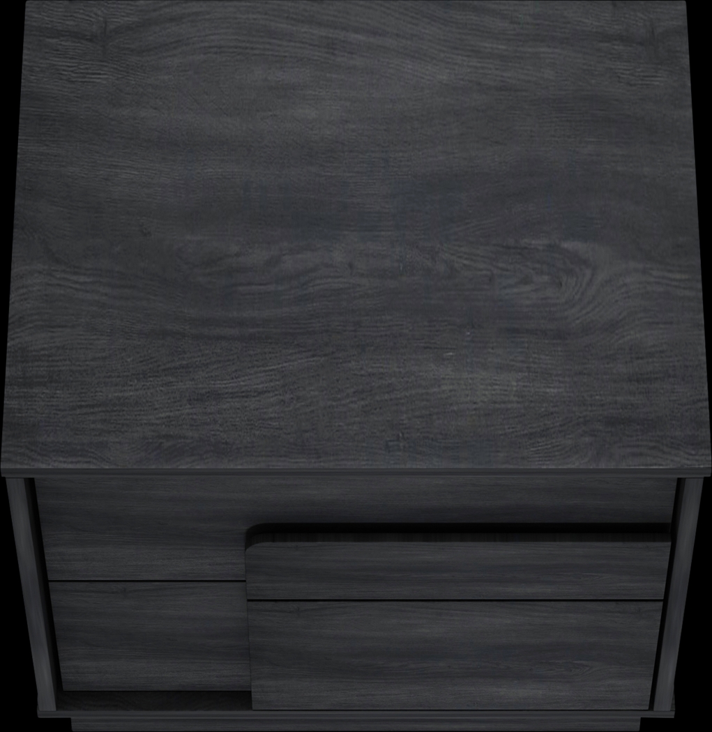 Dorriety Charcoal Gray Nightstand - Thumbnail - Image 9