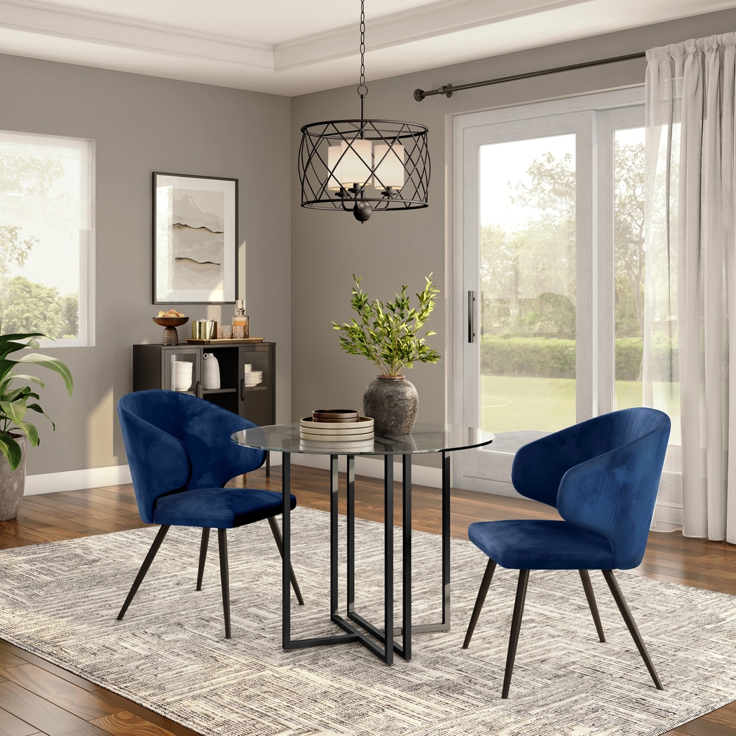 Dorsky Black Dining Table - Thumbnail - Image 2