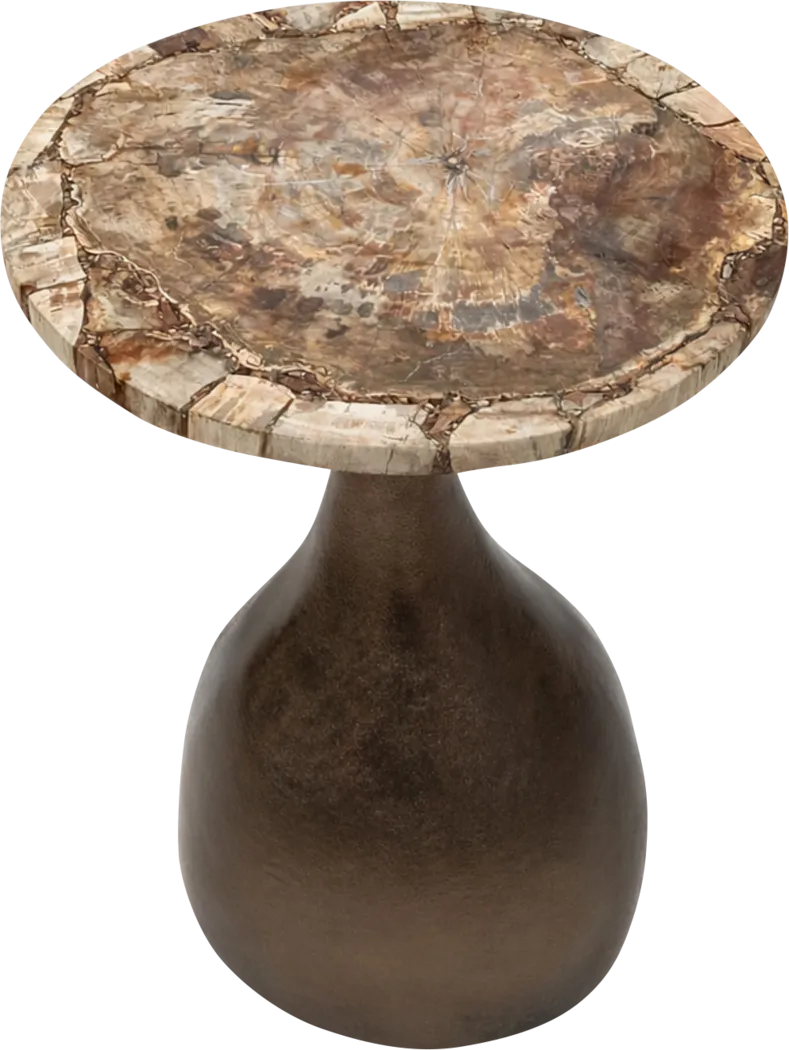 Doruzi Bronze/Brown Accent Table - Thumbnail - Image 5