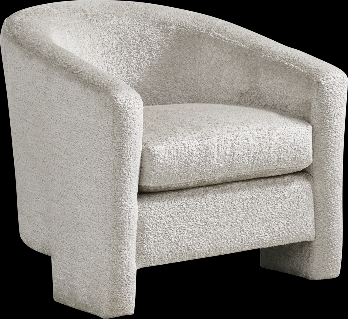 Dory Dove Gray Accent Chair - Thumbnail - Image 1