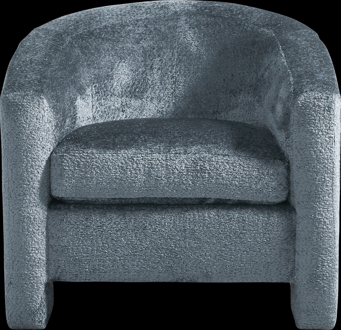 Dory Slate Blue Accent Chair - Thumbnail - Image 2