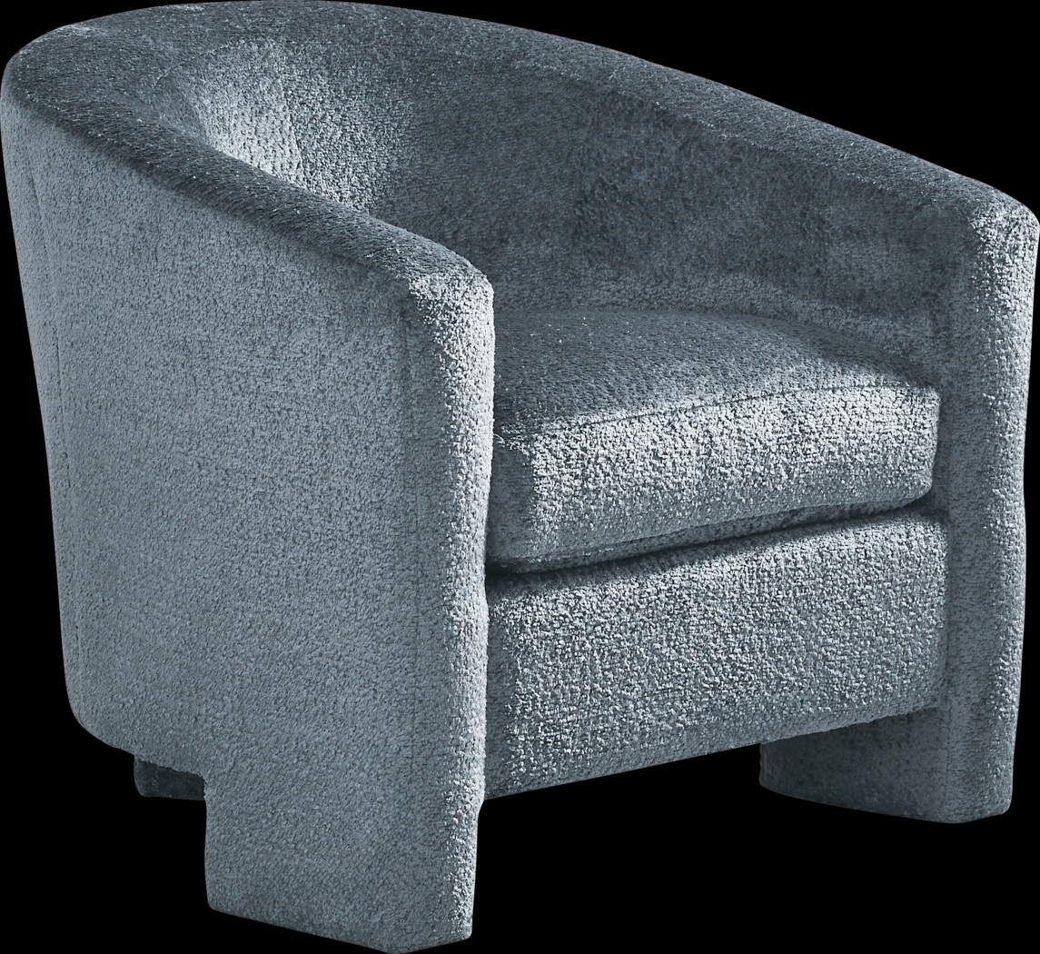 Dory Slate Blue Accent Chair - Thumbnail - Image 1