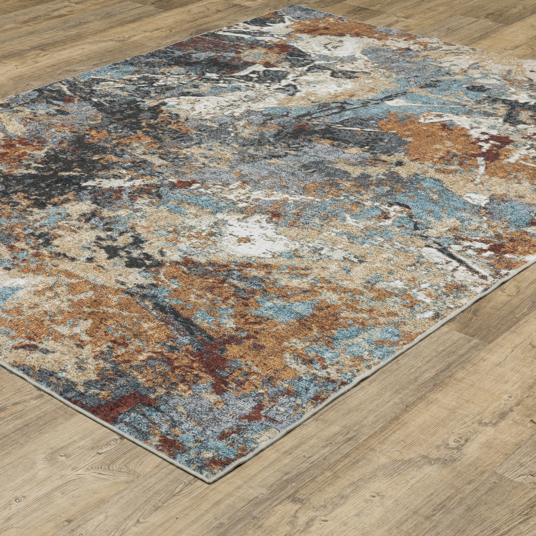 Doryen Rust 5' x 7' Rug - Thumbnail - Image 2