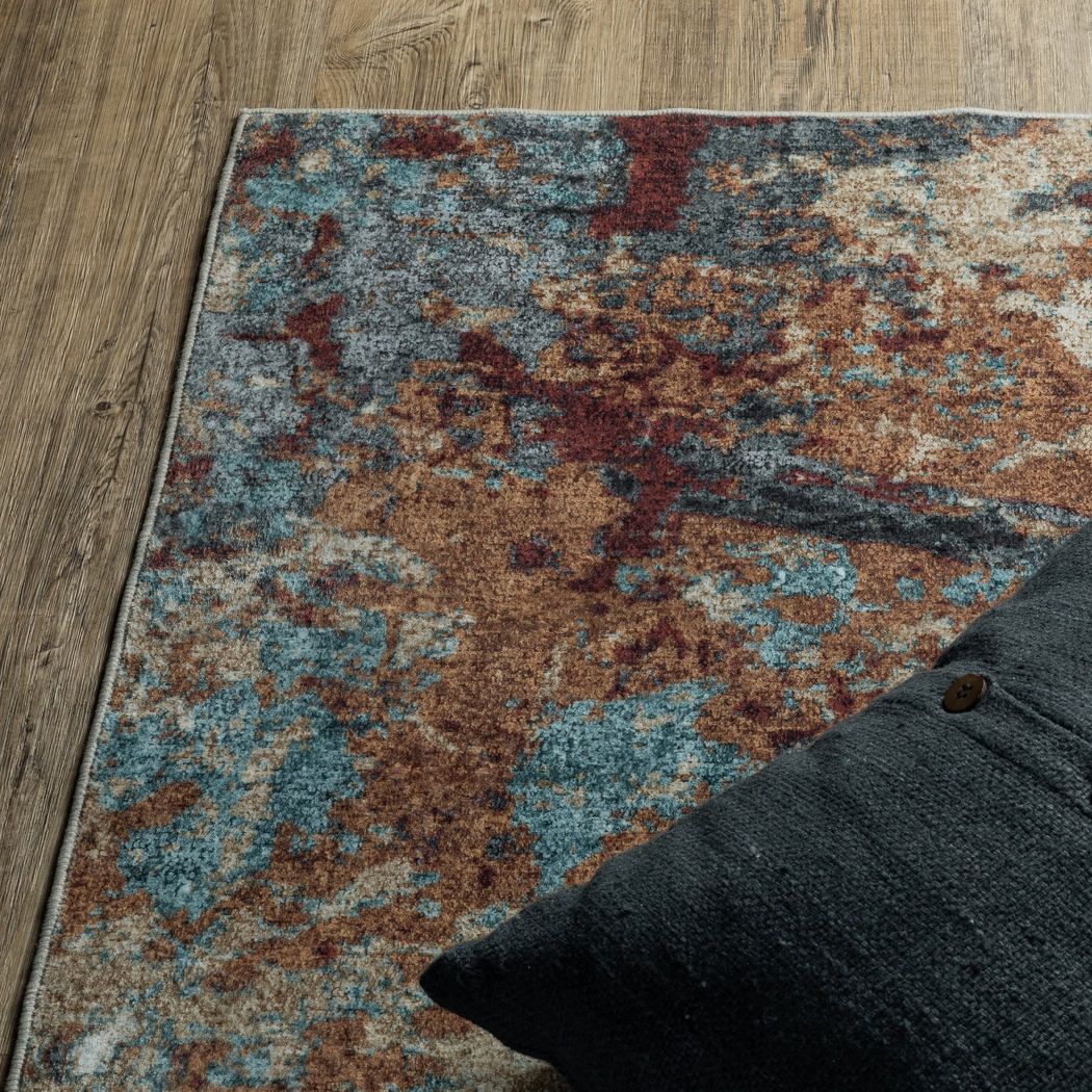 Doryen Rust 5' x 7' Rug - Thumbnail - Image 4