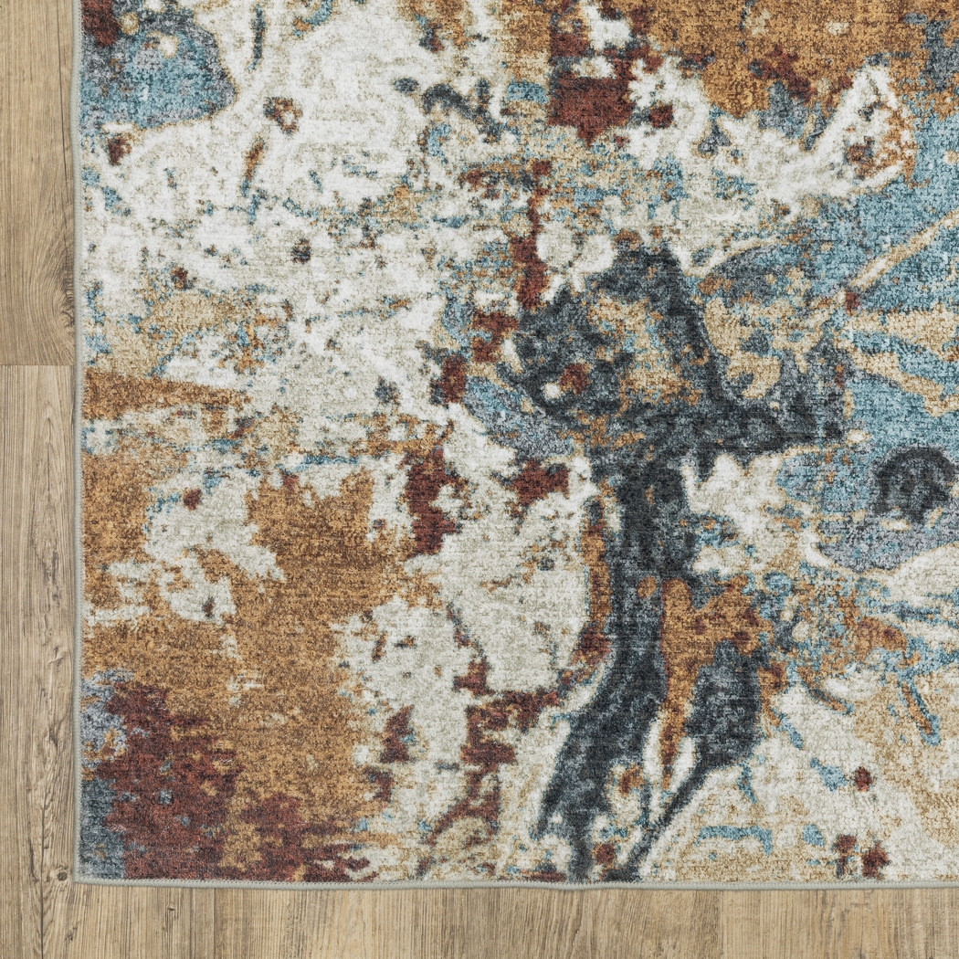 Doryen Rust 5' x 7' Rug - Thumbnail - Image 5