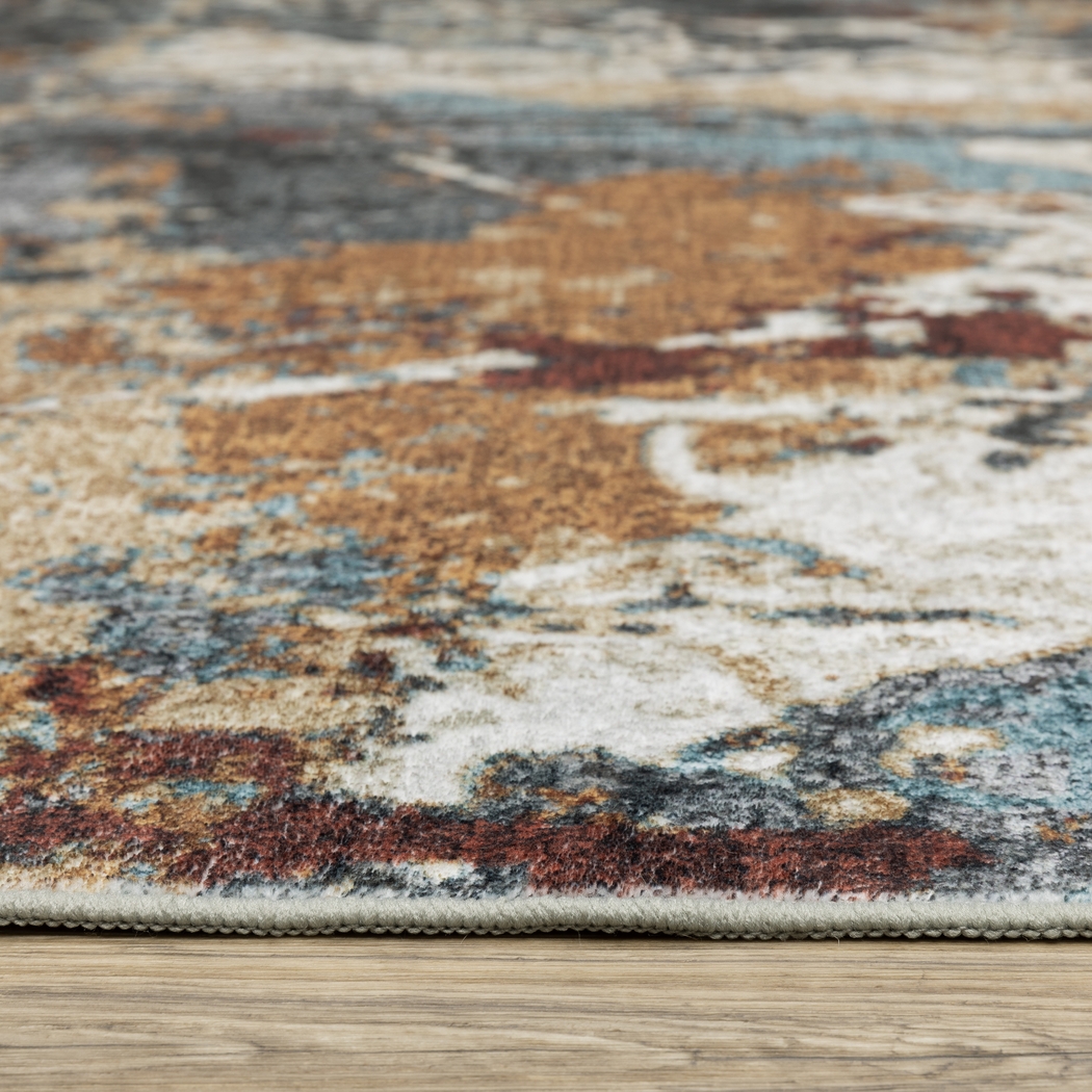 Doryen Rust 5' x 7' Rug - Thumbnail - Image 6