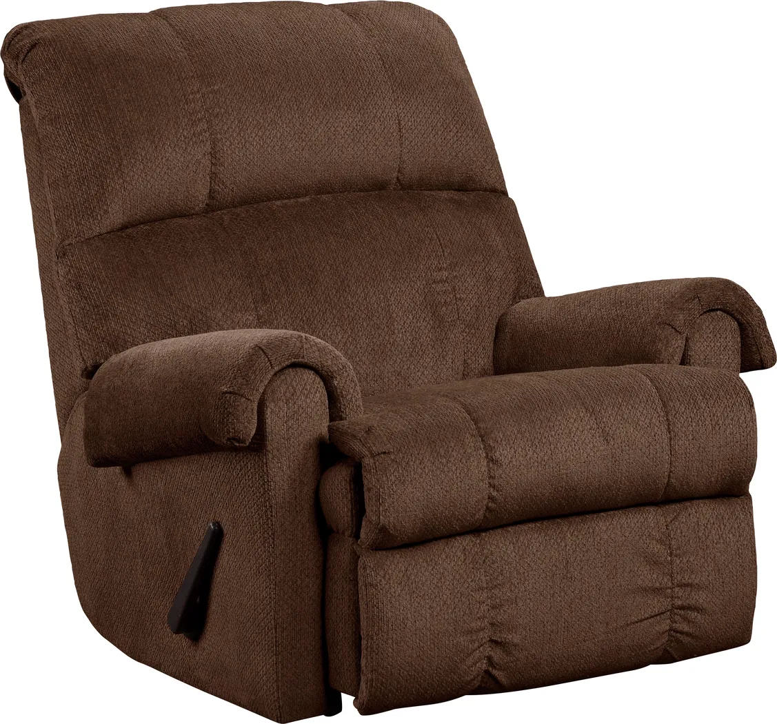 Dosney Chocolate Rocker Recliner - Thumbnail - Image 1