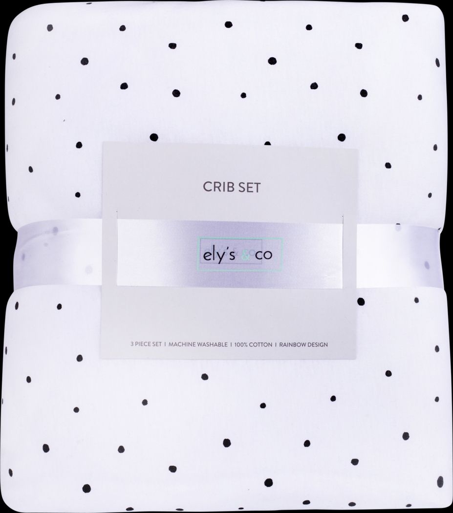 Dotville White 3 Pc Baby Bedding Set - Thumbnail - Image 2