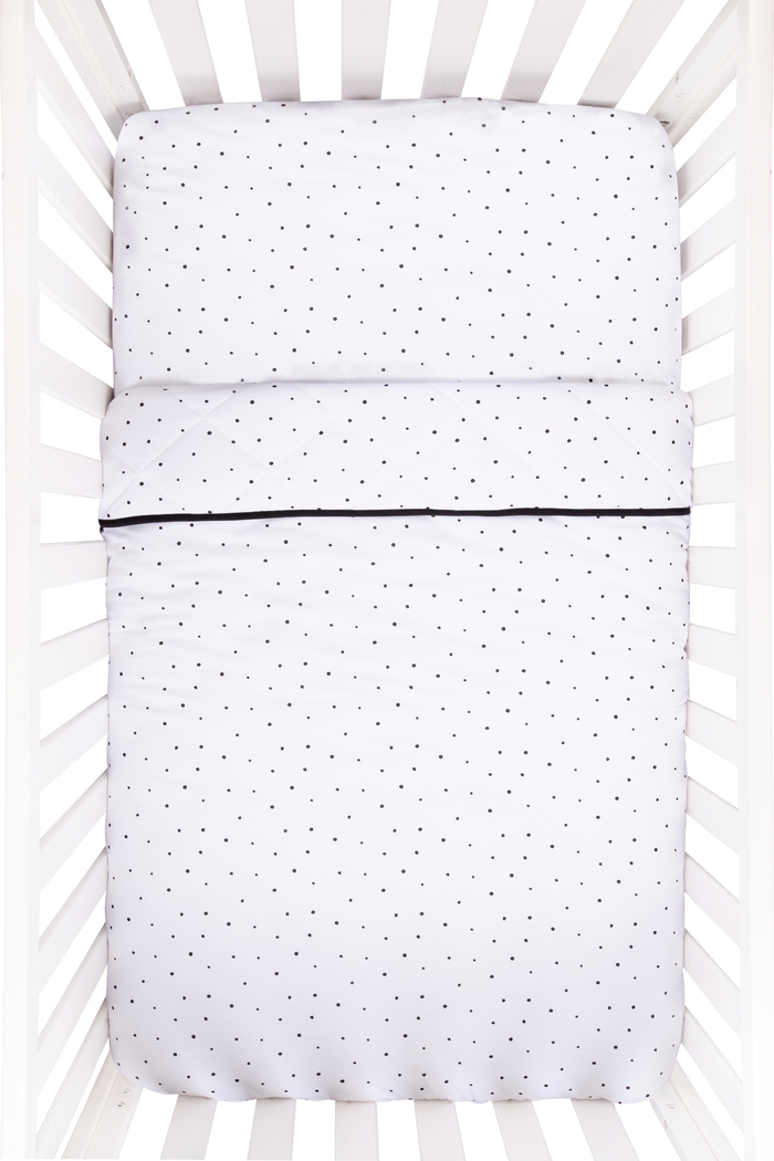 Dotville White 3 Pc Baby Bedding Set - Thumbnail - Image 3