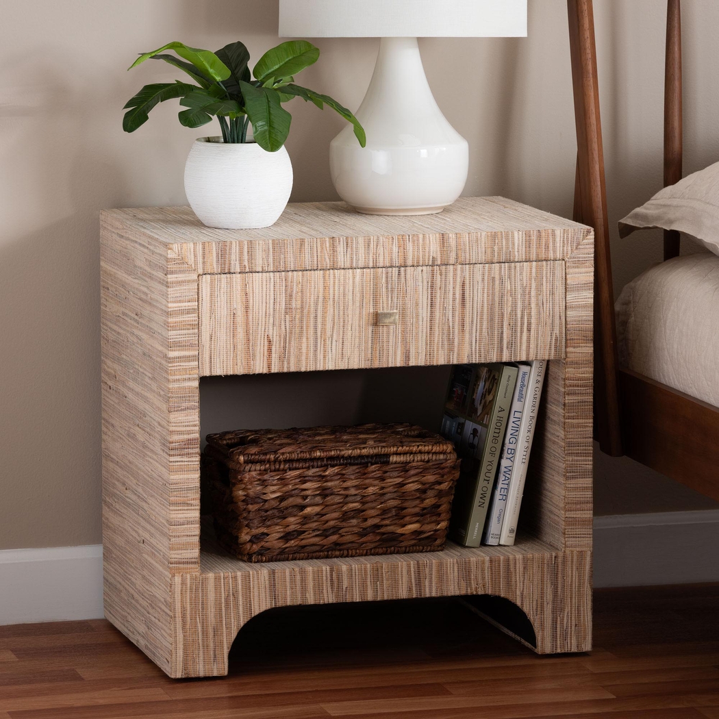 Doubleoak Brown Nightstand - Thumbnail - Image 2