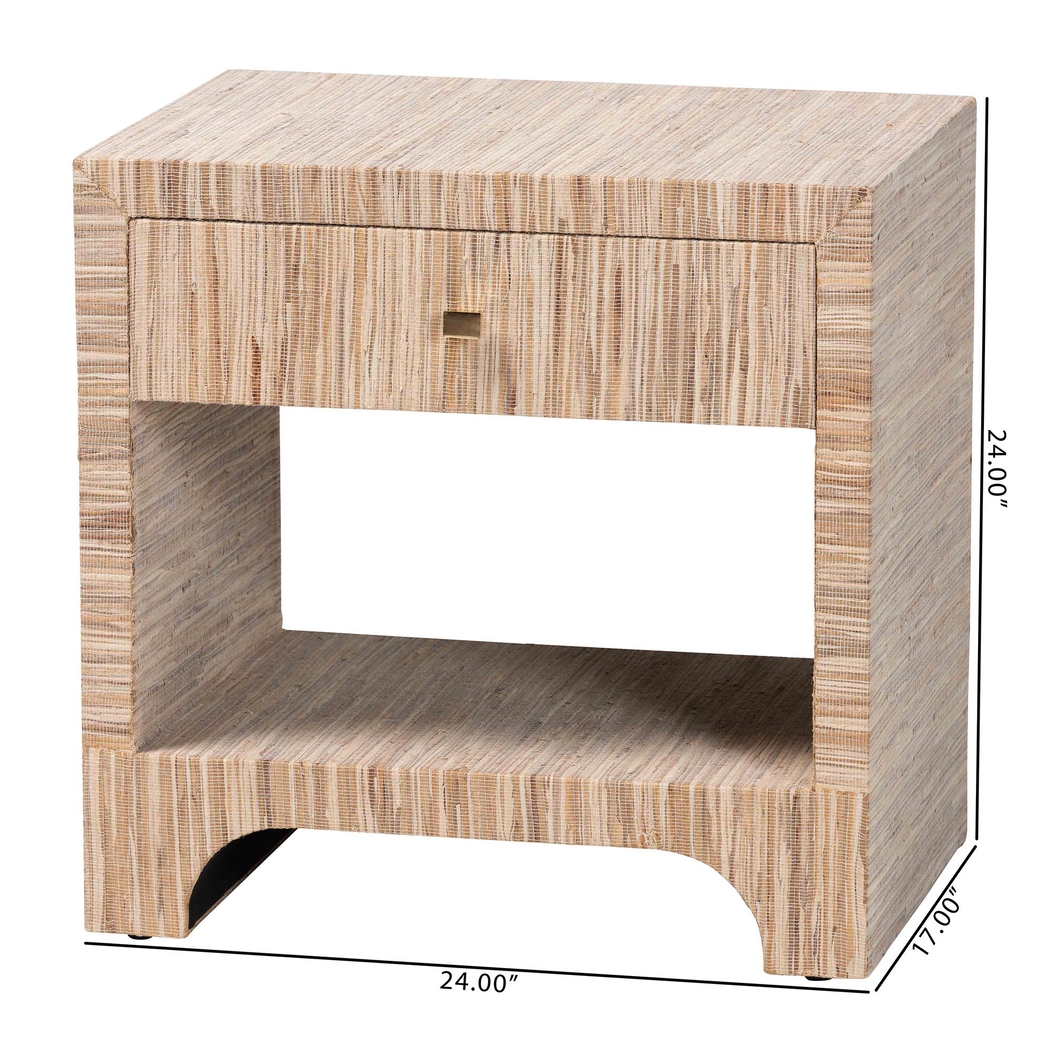 Doubleoak Brown Nightstand - Thumbnail - Image 3