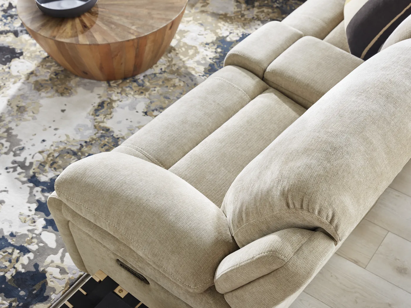 Douglas Park Sand 7 Pc Dual Power Reclining Sectional - Thumbnail - Image 4