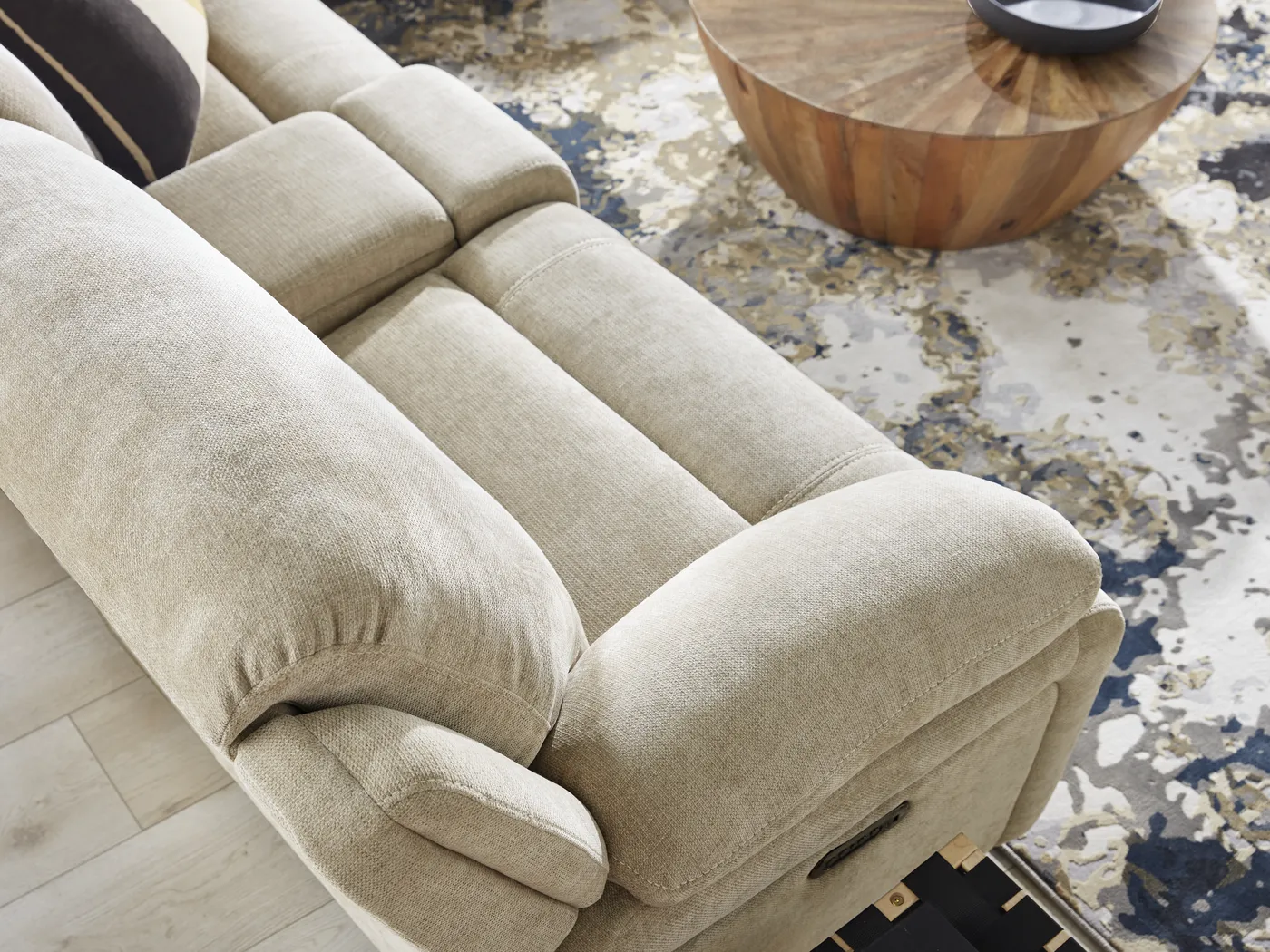 Douglas Park Sand 7 Pc Dual Power Reclining Sectional - Thumbnail - Image 4