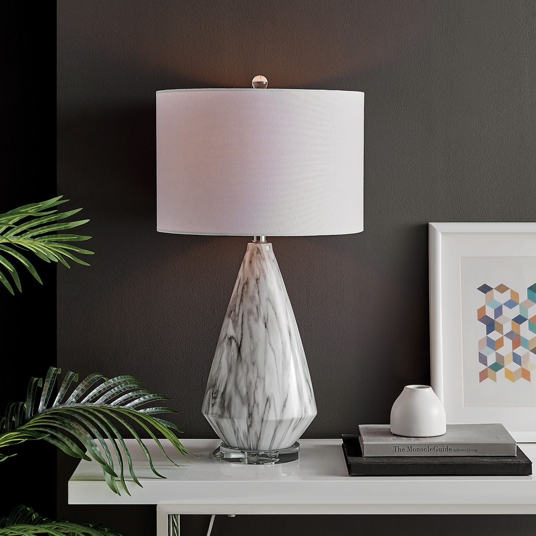Doune Oaks White Lamp - Thumbnail - Image 2
