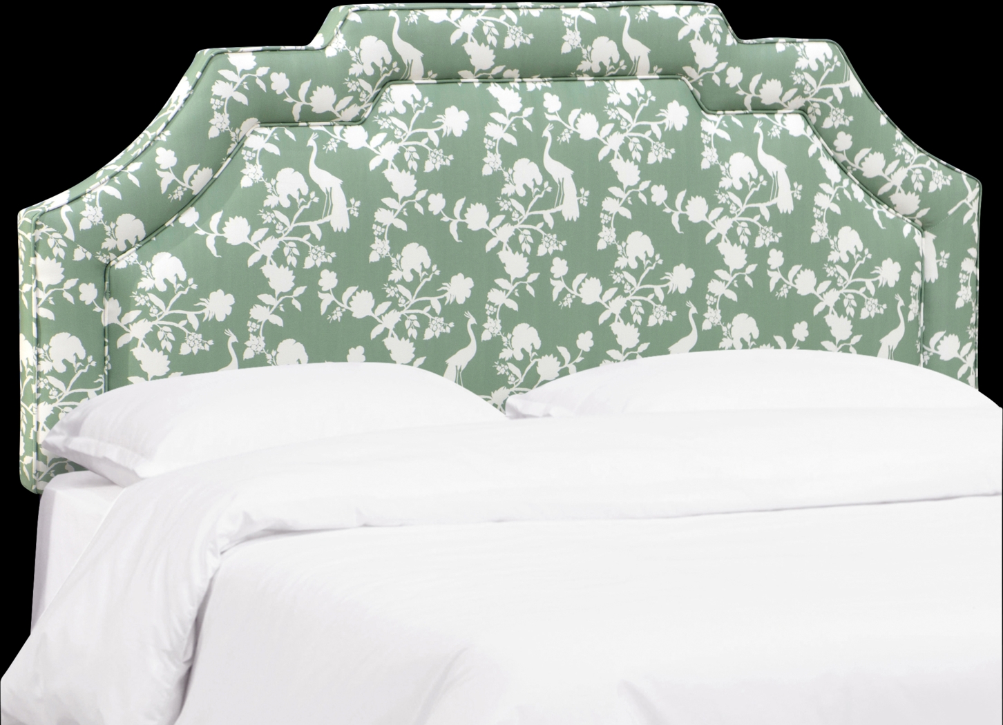 Douro Green King Upholstered Headboard - Thumbnail - Image 1